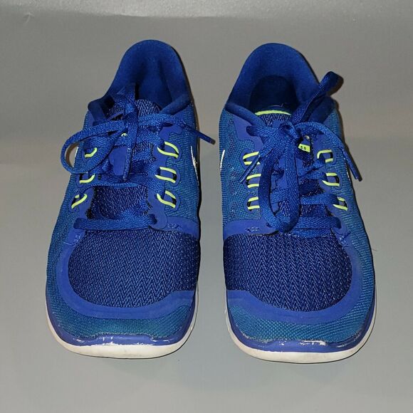 Nike Free 5.0 Youth Size 4Y Women's Sz 5.5 Blue/Black Running Shoes(725104-400) - Picture 7 of 11